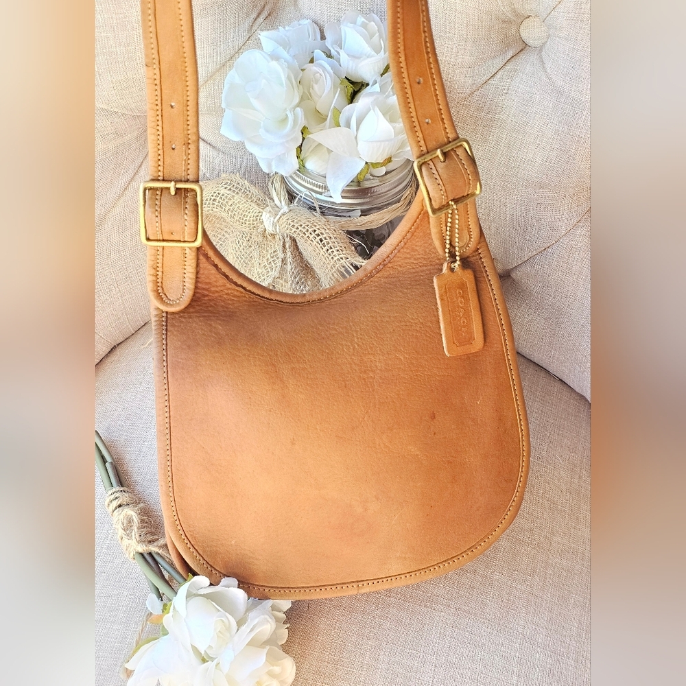 Vintage Coach Bonnie Cashin NYC Pre-Serial Saddle Bag # 9205 ( Carmel ) - Picture 16 of 16
